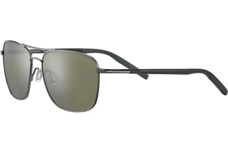 Serengeti Spello Polarised Shiny Gunmetal Glass 555NM (8798)