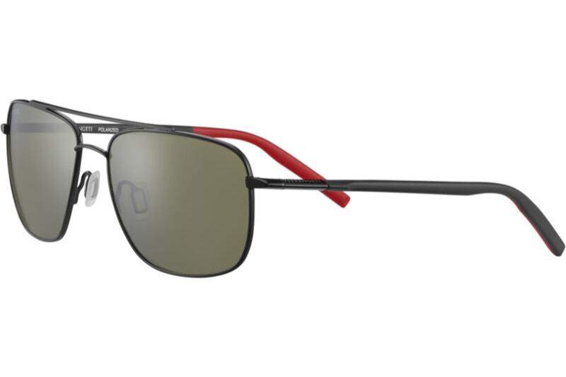 Serengeti Tellaro Polarised Shiny Black Glass 555NM (8818)