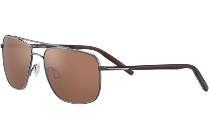Serengeti Tellaro Polarised Shiny Gunmetal Glass Drivers (8821)