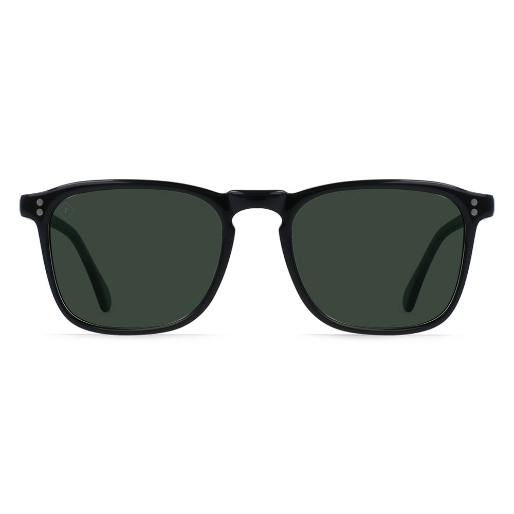 Raen Wiley Recycled Black Green Polarised (Wiley 04)
