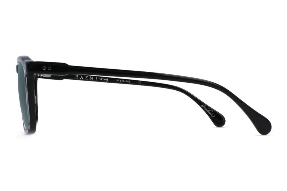 Raen Wiley Recycled Black Green Polarised (Wiley 04)
