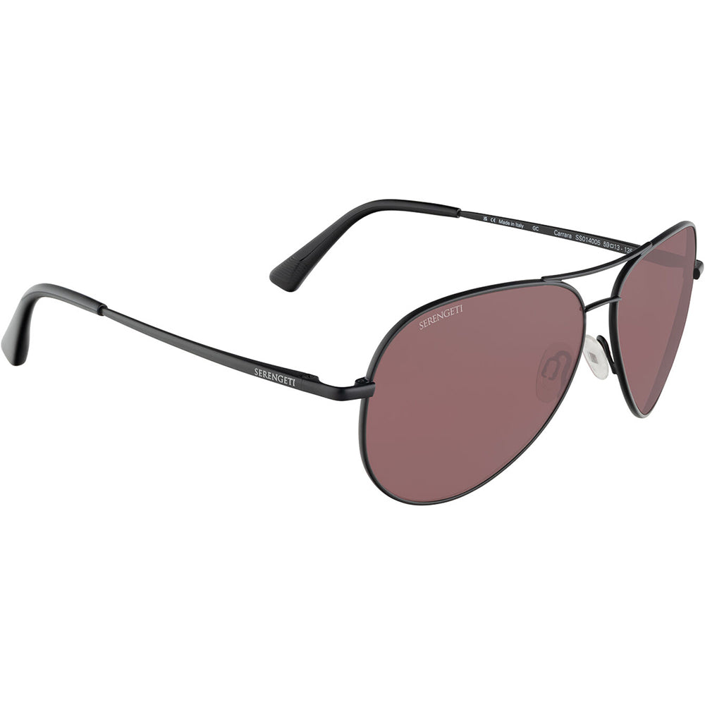 Serengeti Carrara Photochromic Polarised Matte Black Sedona Bi-Mirror SS014005 (59)