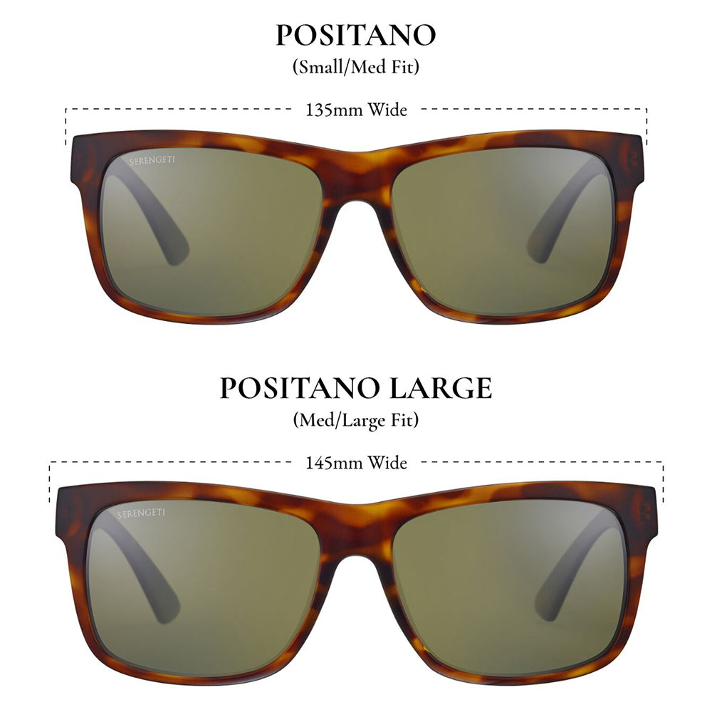 Serengeti Positano Large Photochromic Polarised Matte Tortoise 555nm Green SS782003 (59)