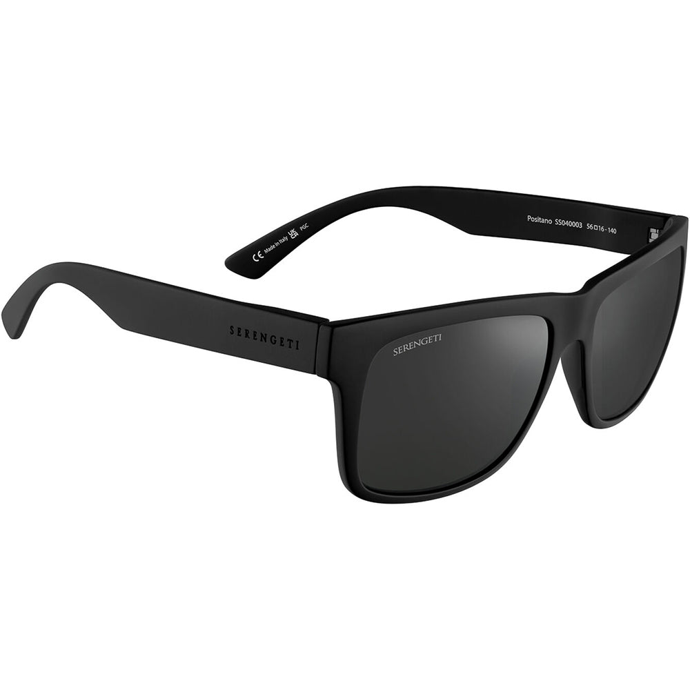 Serengeti Positano Photochromic Polarised Matte Black Onyx SS040003 (56)