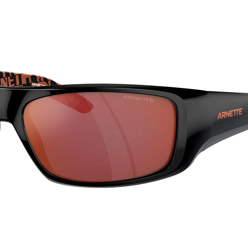 Arnette Hot Shot Black Grey Orange/Yellow Mirror AN4182 29166Q (62)