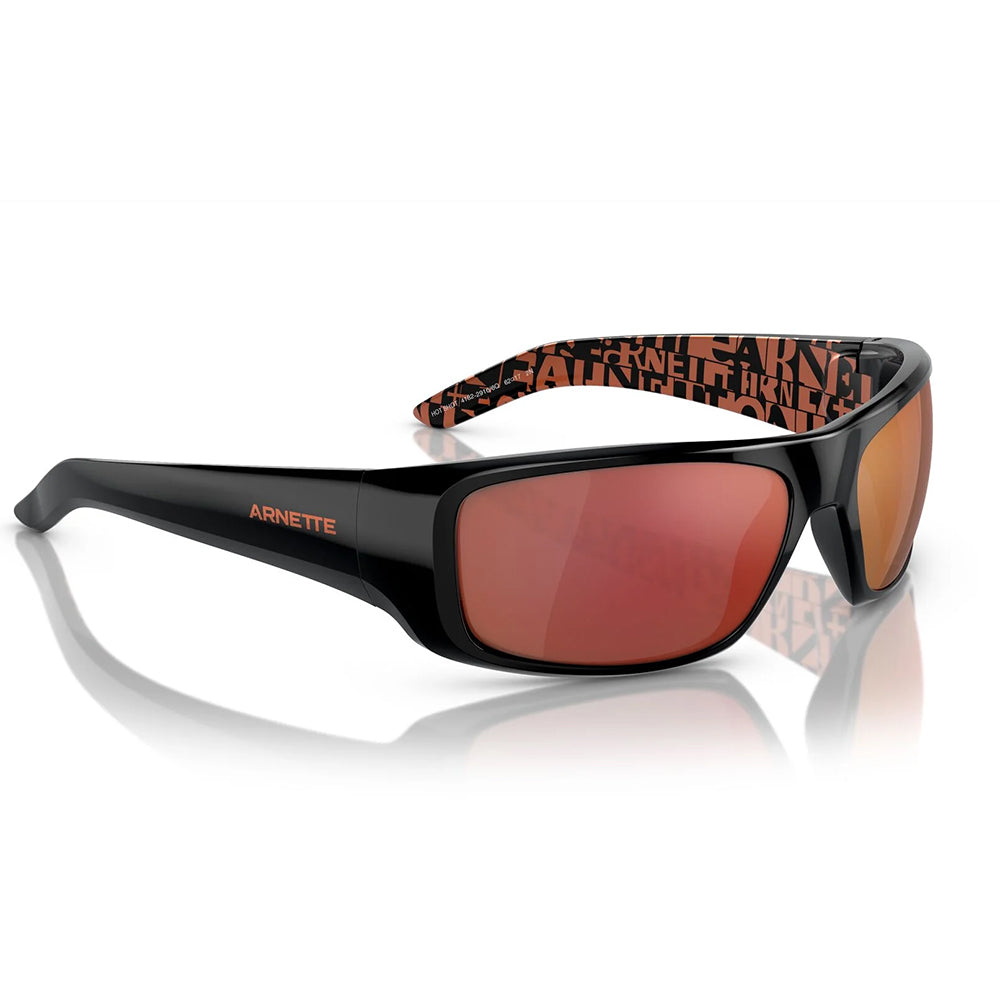 Arnette Hot Shot Black Grey Orange/Yellow Mirror AN4182 29166Q (62)