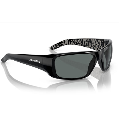 Arnette Hot Shot Polarised Shiny Black Dark Grey AN4182 214981 (62)