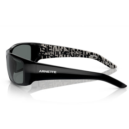 Arnette Hot Shot Polarised Shiny Black Dark Grey AN4182 214981 (62)
