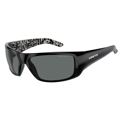 Arnette Hot Shot Polarised Shiny Black Dark Grey AN4182 214981 (62)