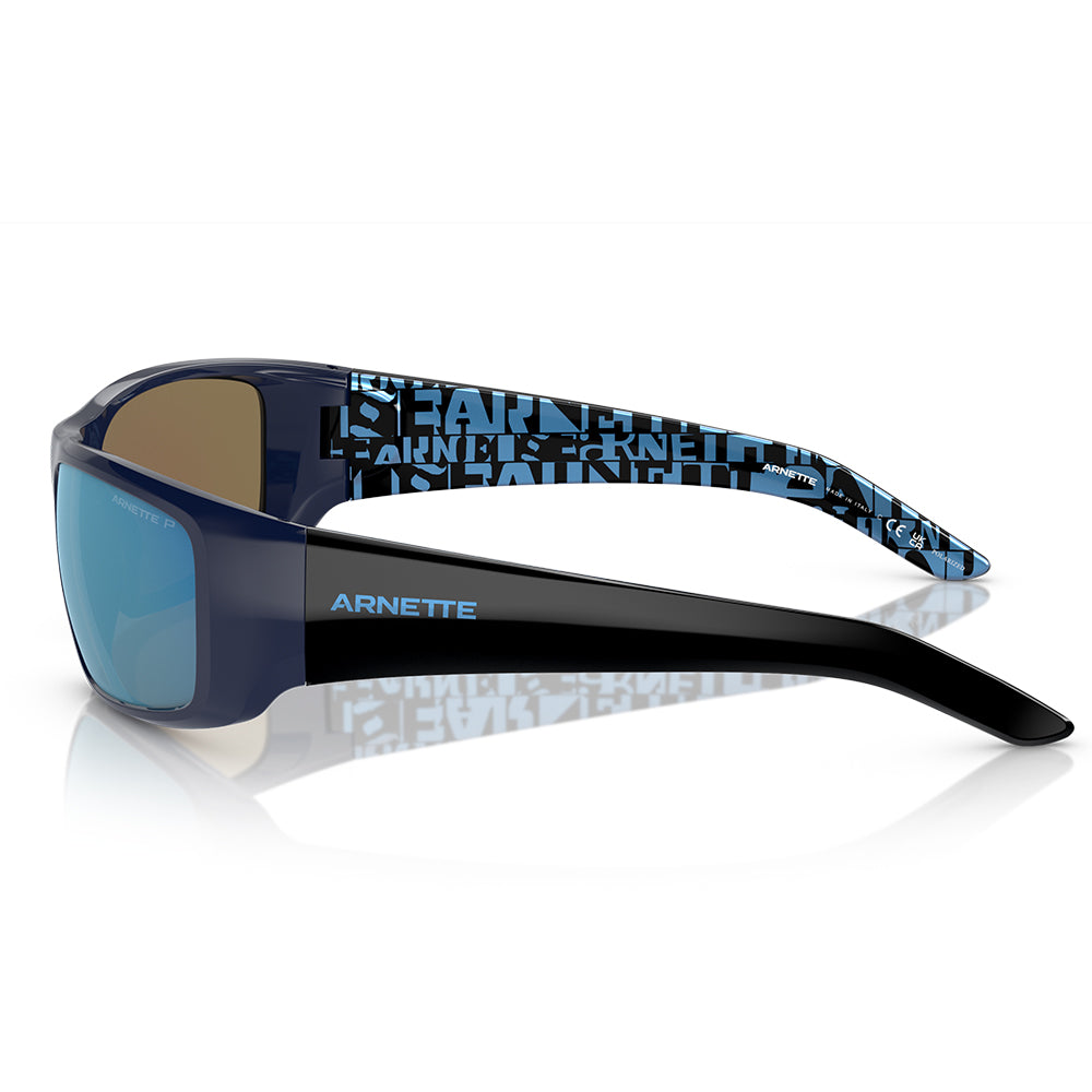 Arnette Hot Shot Polarised Dark Blue Dark Grey Blue Mirror AN4182 291422 (62)