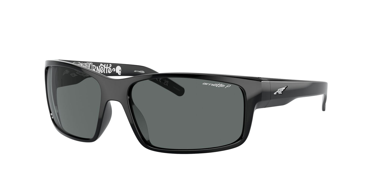 Arnette Fastball Polarised Shiny Black Dark Grey (4202 226781)