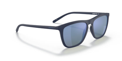 Arnette Fry Polarised Matte Navy Blue Dark Grey Water Mirror (4301 275922)