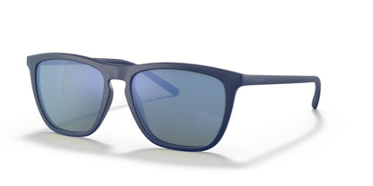 Arnette Fry Polarised Matte Navy Blue Dark Grey Water Mirror (4301 275922)