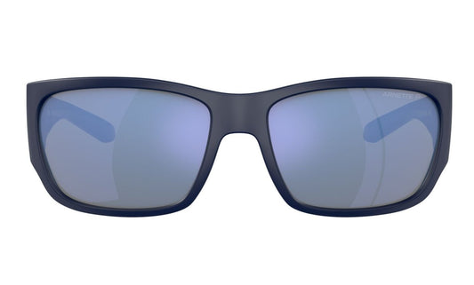 Arnette Lil Snap Matte Blue Blue Mirror Polarised  (4324 276222)