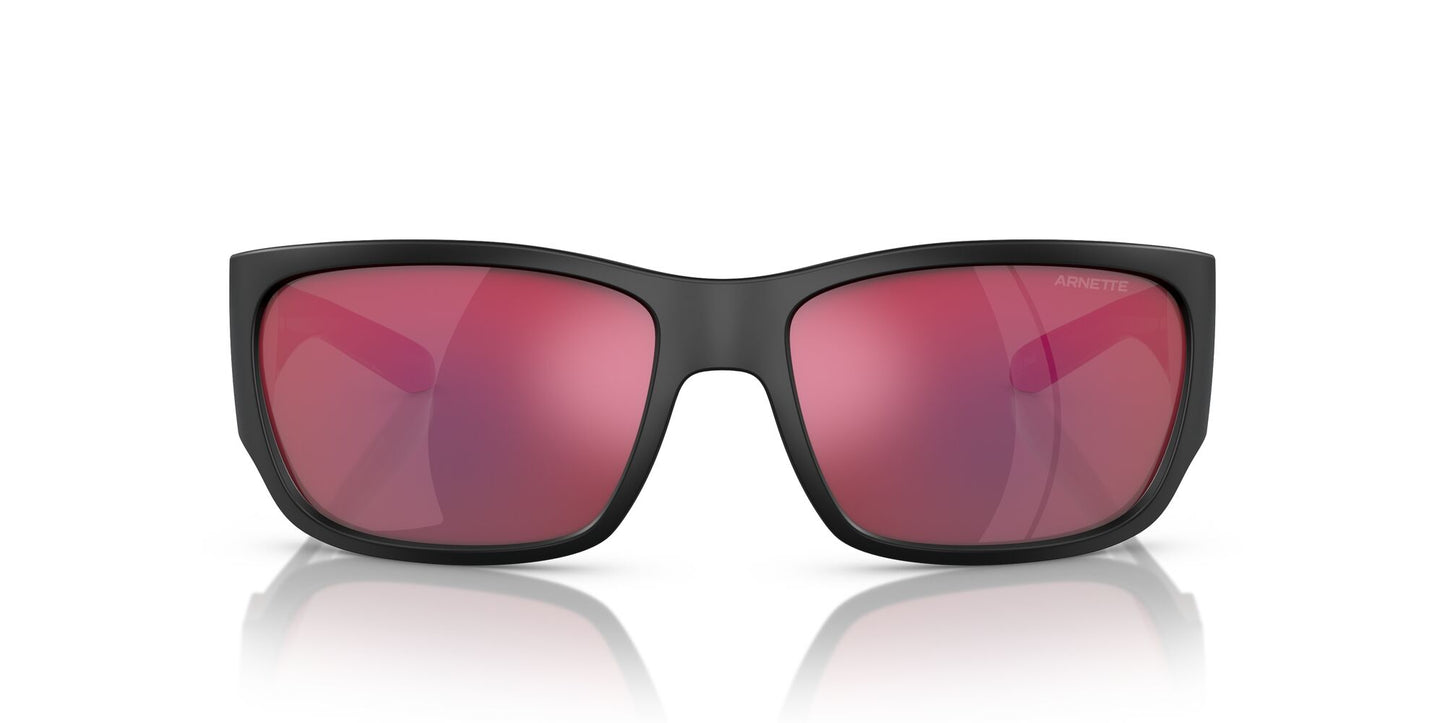 Arnette Lil Snap Matte Black Red Mirror (4324 28056Q)