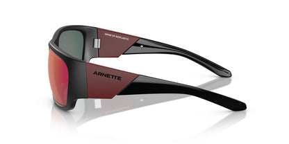 Arnette Lil Snap Matte Black Red Mirror (4324 28056Q)