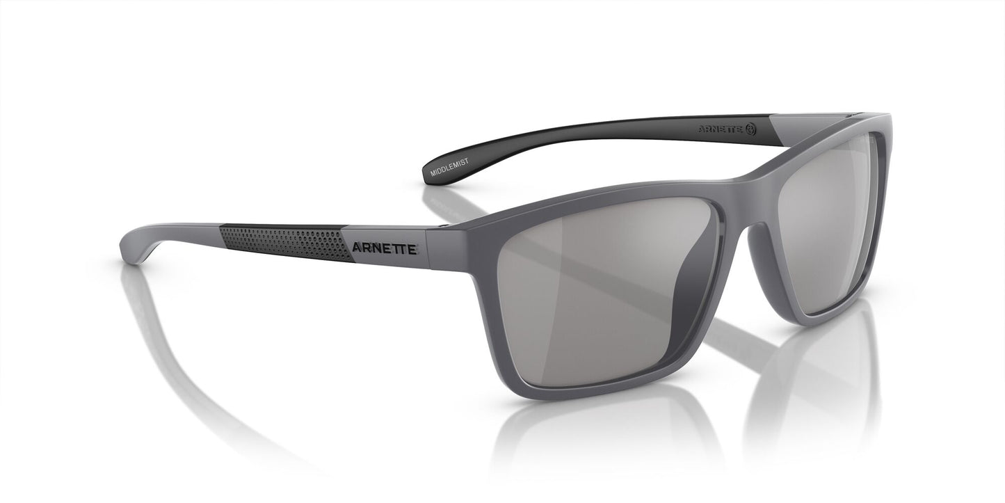 Arnette Middlemist 4328U Grey Light Grey Silver Mirror (4328U 28536G)