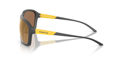 Arnette Nitewish Polarised Matte Grey Brown Gold Mirror (4329 28702T)