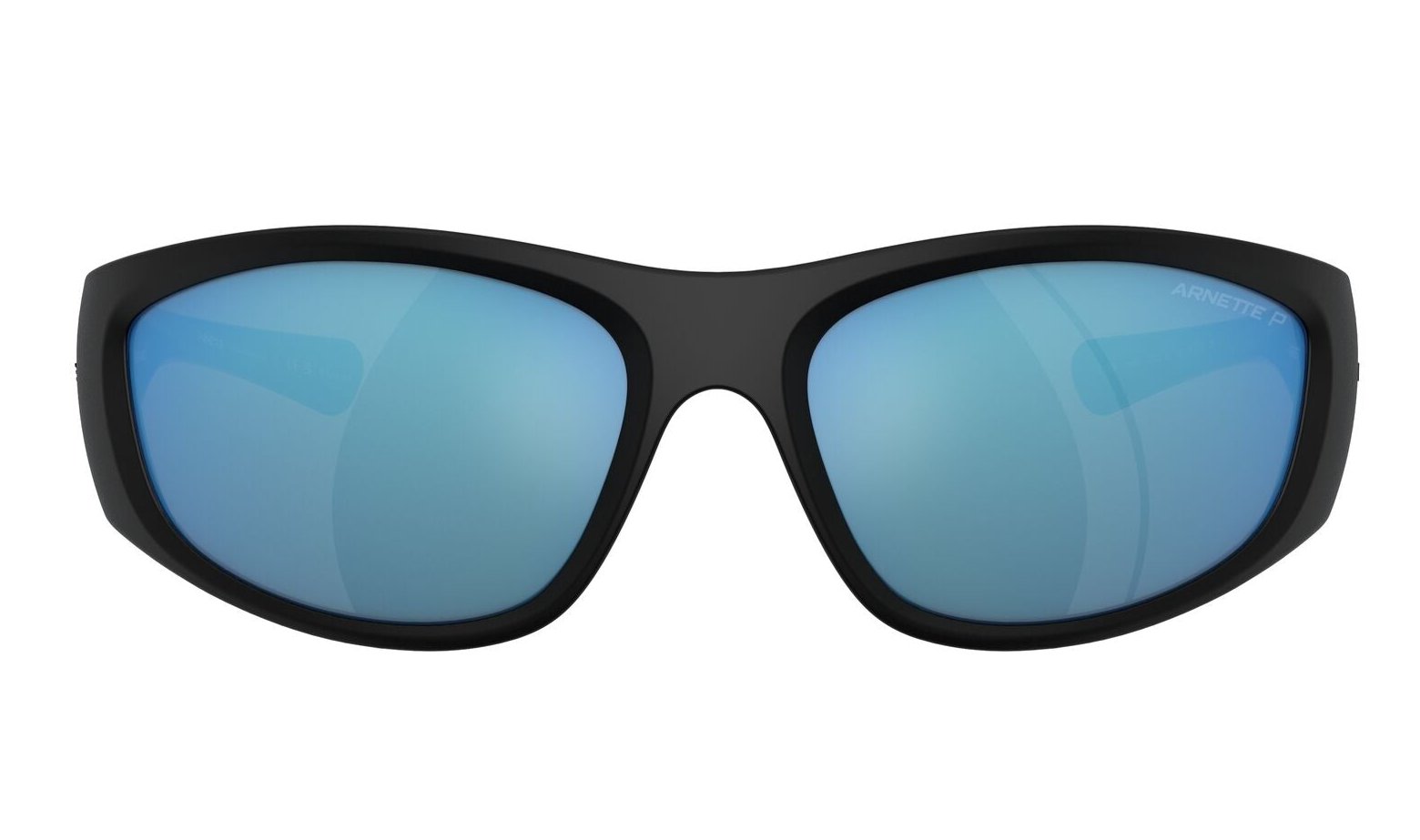 Arnette Ilum Polarised Matte Black Shiny Alumina Dark Grey Mirror AN43 ...