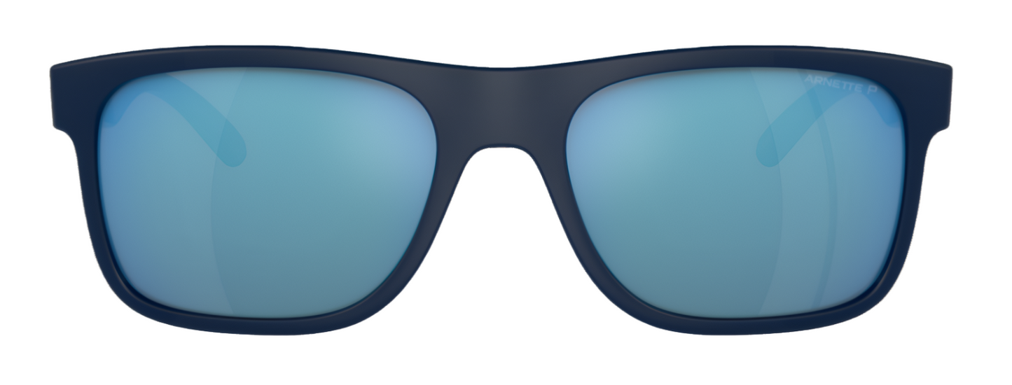 Arnette Khim Polarised Matte Dark Blue Dark Grey Blue Mirror (4341 275422)