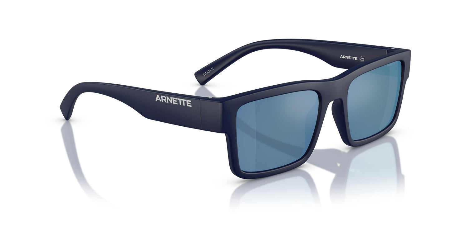 Arnette Omgee Polarised Matte Dark Blue Dark Grey Blue Mirror (4344 275922)