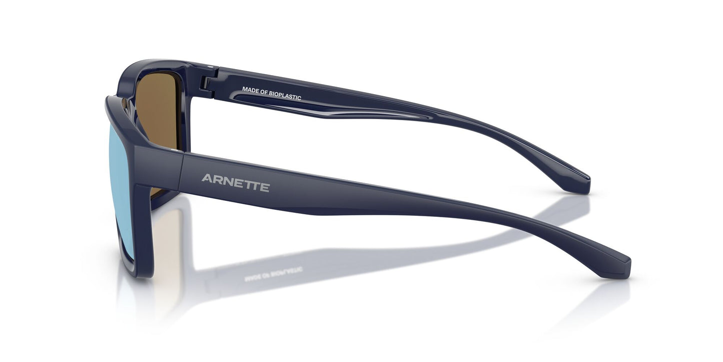 Arnette Plot Twist Polarised Matte Dark Blue Dark Grey Blue Mirror (4346 275922)