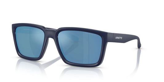 Arnette Plot Twist Polarised Matte Dark Blue Dark Grey Blue Mirror AN4346 275922 (57)