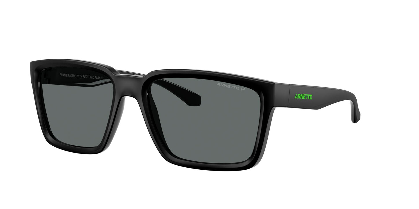 Arnette Plot Twist Polarised Matte Black Grey (4346 290081)