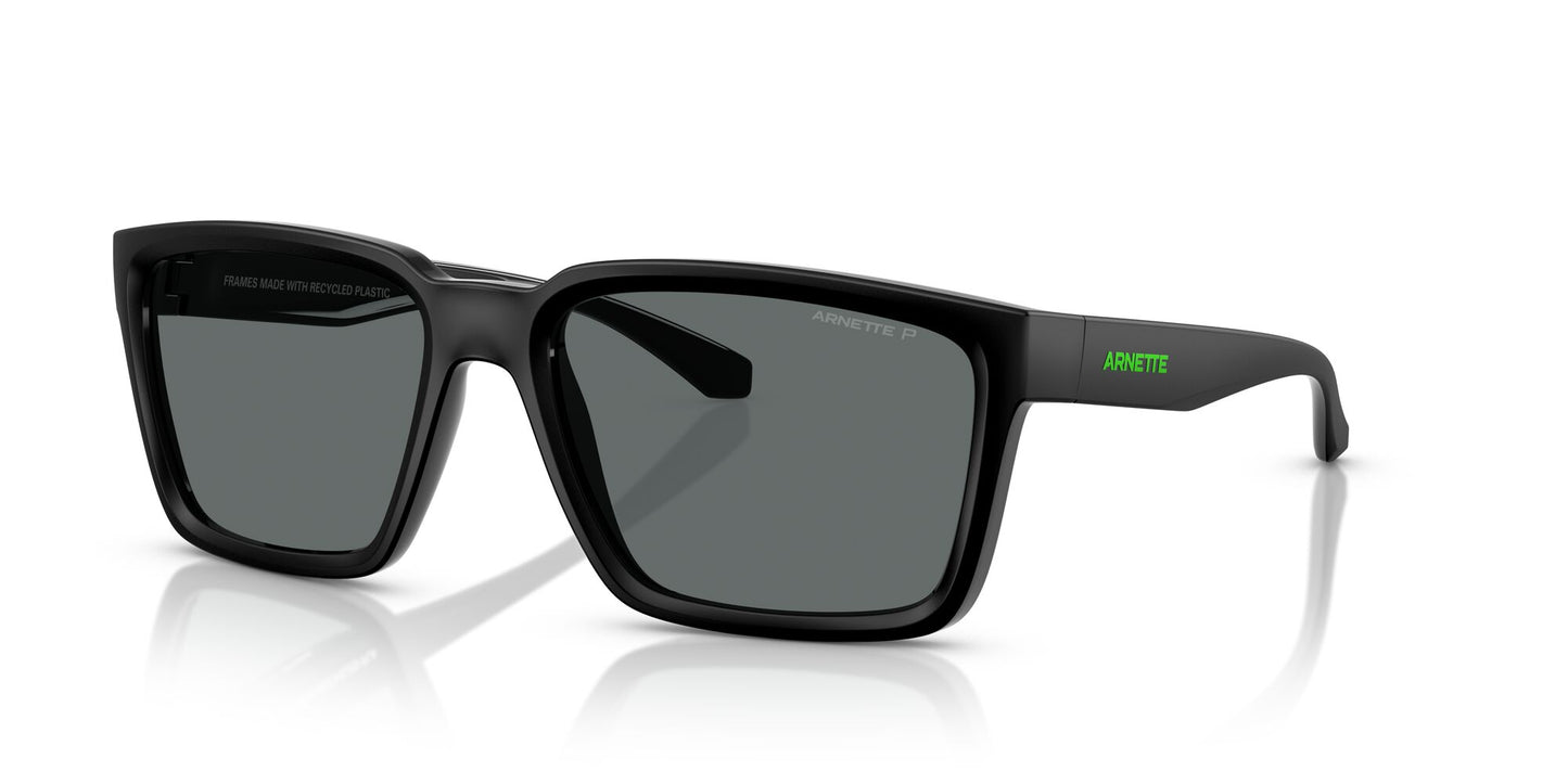 Arnette Plot Twist Polarised Matte Black Grey (4346 290081)