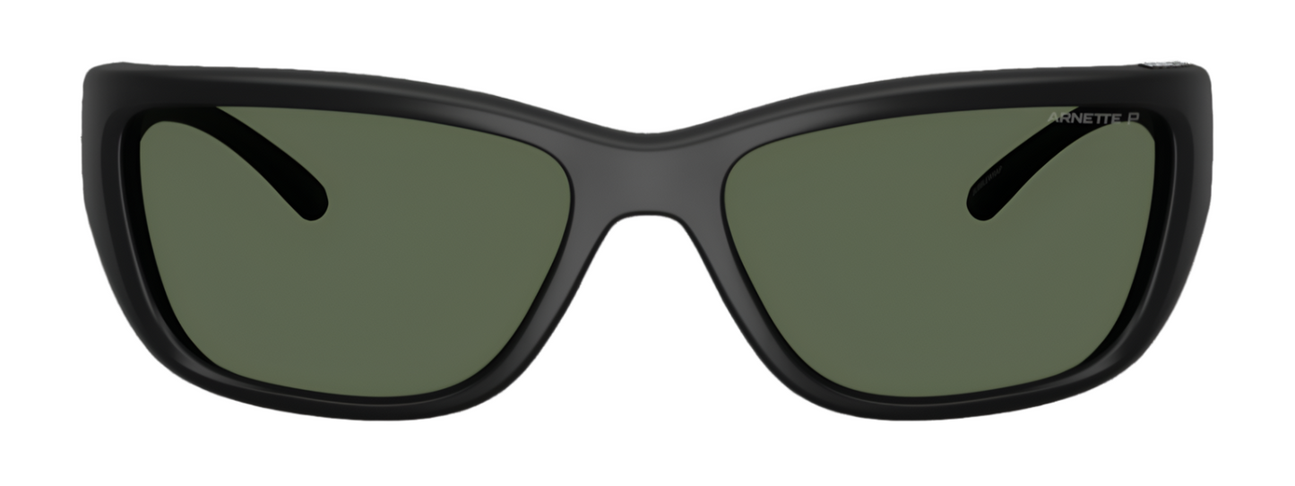 Arnette Bubble Wrap Polarised Matte Black Dark Green (4353 29009A)