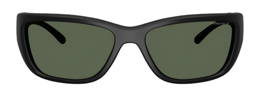 Arnette Bubble Wrap Polarised Matte Black Dark Green AN4353 29009A (63)