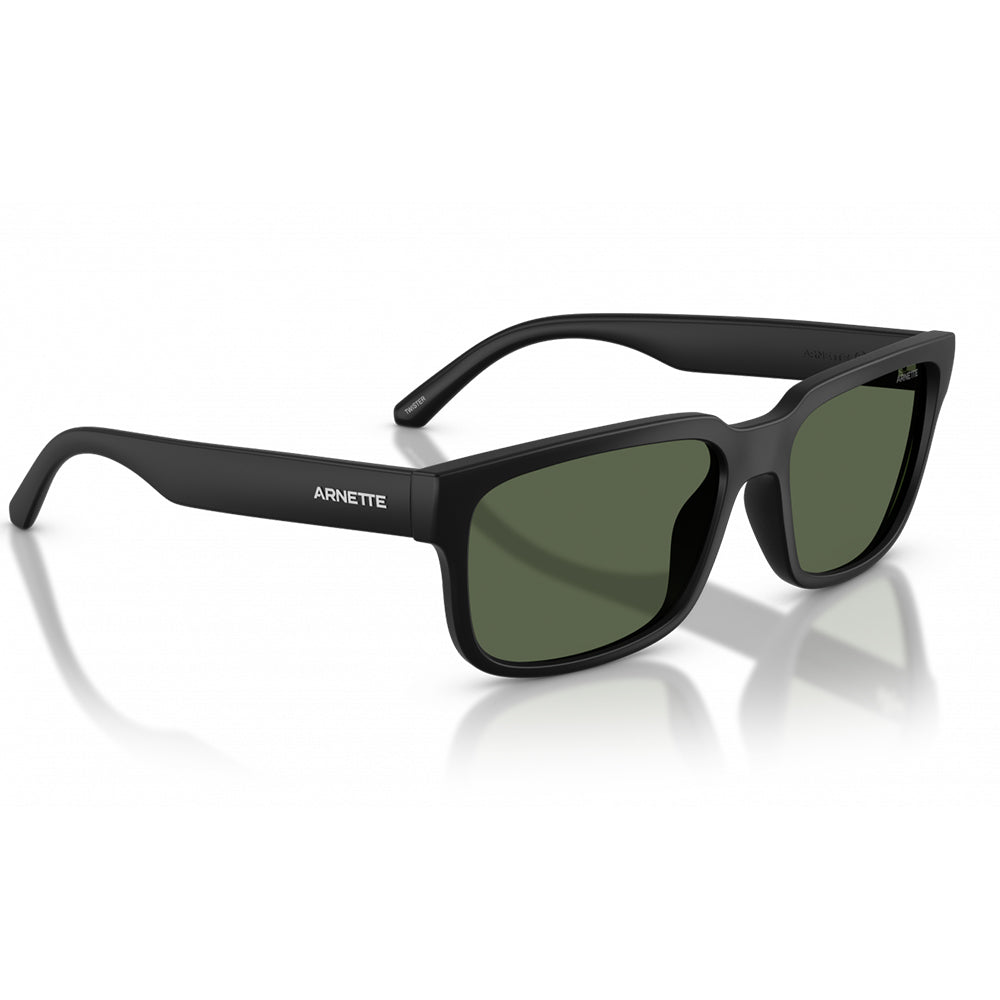 Arnette Twister Polarised Matte Black Dark Green AN4362 29009A (57)