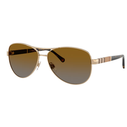 Burberry 3080 Polarised Light Gold Gradient Brown BE3080 1145T5 (59)