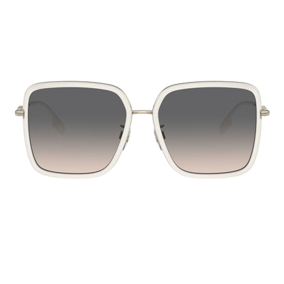 Burberry Dionne Ivory Brown Grey Gradient BE3145D 1109G9 (58)