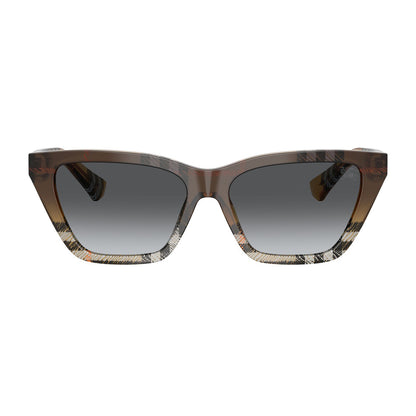 Burberry 4468 Polarised Check Sand Gradient Grey Gradient BE4468 4202T3 (54)