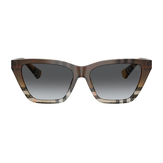 Burberry 4468 Polarised Check Sand Gradient Grey Gradient BE4468 4202T3 (54)