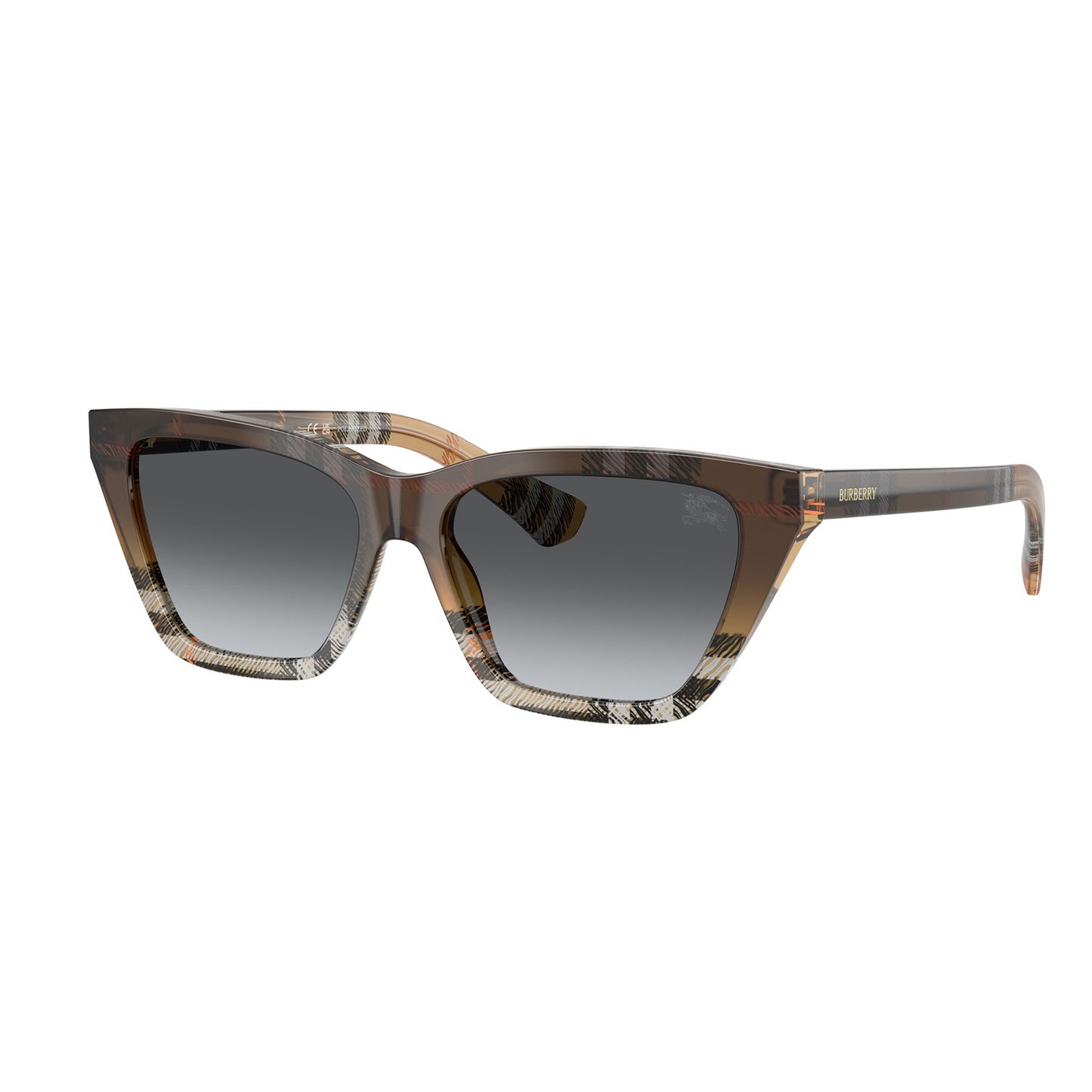 Burberry 4468 Polarised Check Sand Gradient Grey Gradient BE4468 4202T3 (54)