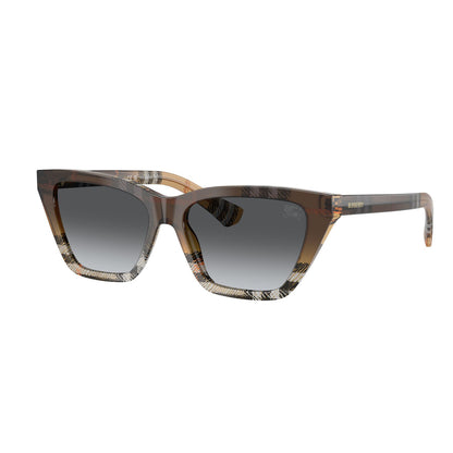 Burberry 4468 Polarised Check Sand Gradient Grey Gradient BE4468 4202T3 (54)