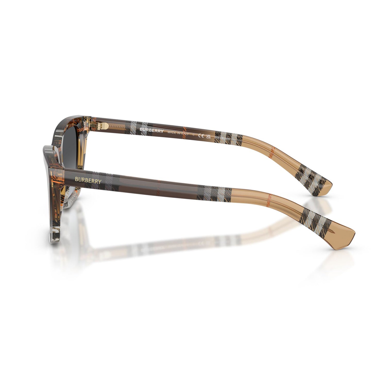 Burberry 4468 Polarised Check Sand Gradient Grey Gradient BE4468 4202T3 (54)