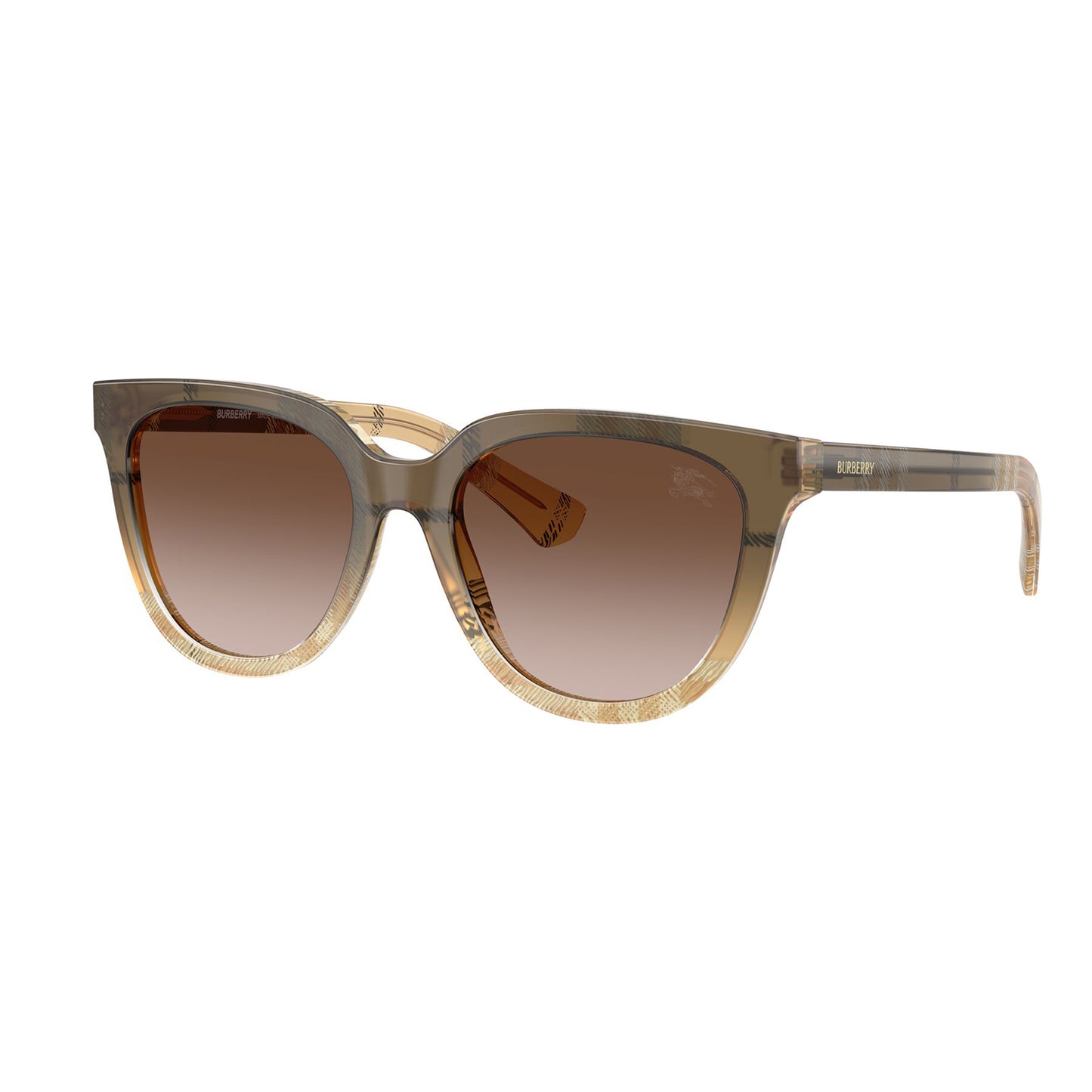 Burberry 4469 Beige Check Brown Gradient BE4469 420113 (53)