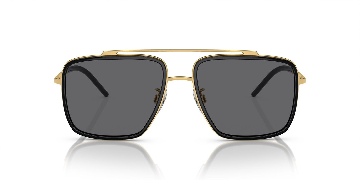 Dolce & Gabbana 2220 Gold/Black Grey (2220 02/81)