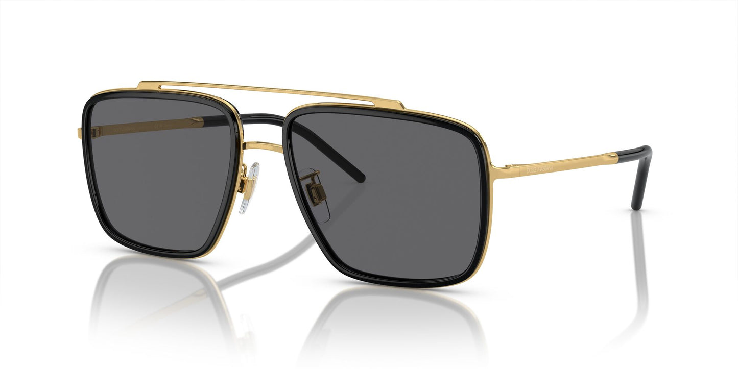 Dolce & Gabbana 2220 Gold/Black Grey (2220 02/81)