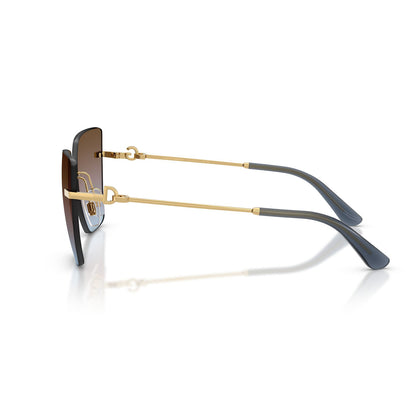Dolce & Gabbana 2321 Gold Blue Pink Brown Gradient DG2321 02/48 (62)