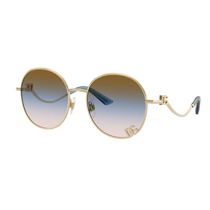 Dolce & Gabbana 2324 Pale Gold Pink Blue Brown Gradient DG2324 488/U6 (56)