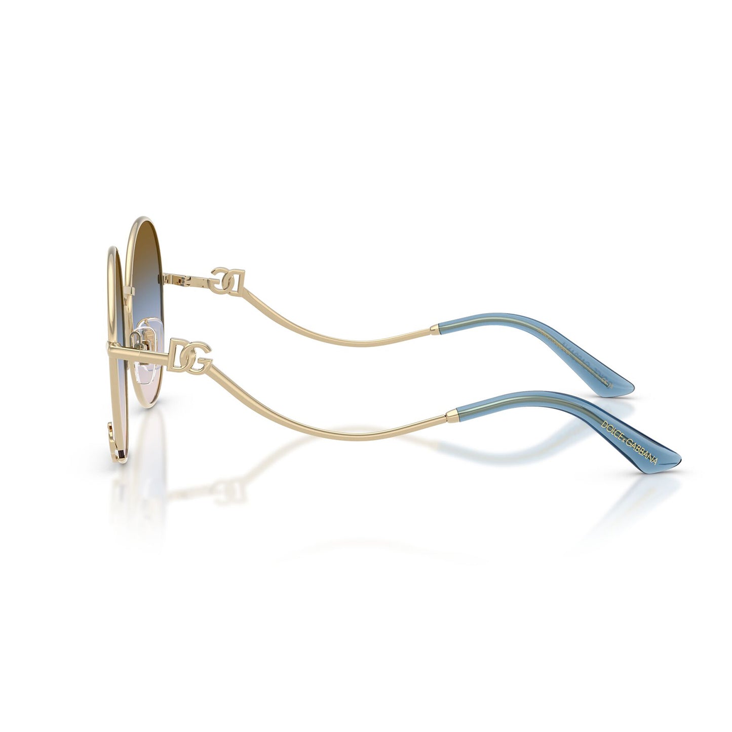 Dolce & Gabbana 2324 Pale Gold Pink Blue Brown Gradient DG2324 488/U6 (56)