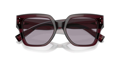 Dolce & Gabbana 4471 Transparent Violet Liliac Isa Black Silver Mirror (4471 3045AK)