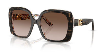 Dolce & Gabbana 4475 Havana on White Barrow Brown Gradient (4475 321713)