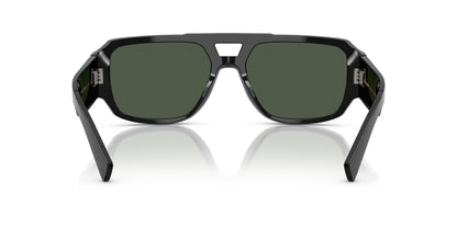 Dolce & Gabbana 4482 Polarised Brushed Black Dark Green (4482 28209A)