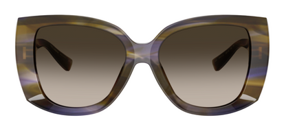 Dolce & Gabbana 4495 Striped Olive Brown Gradient (4495 344713)