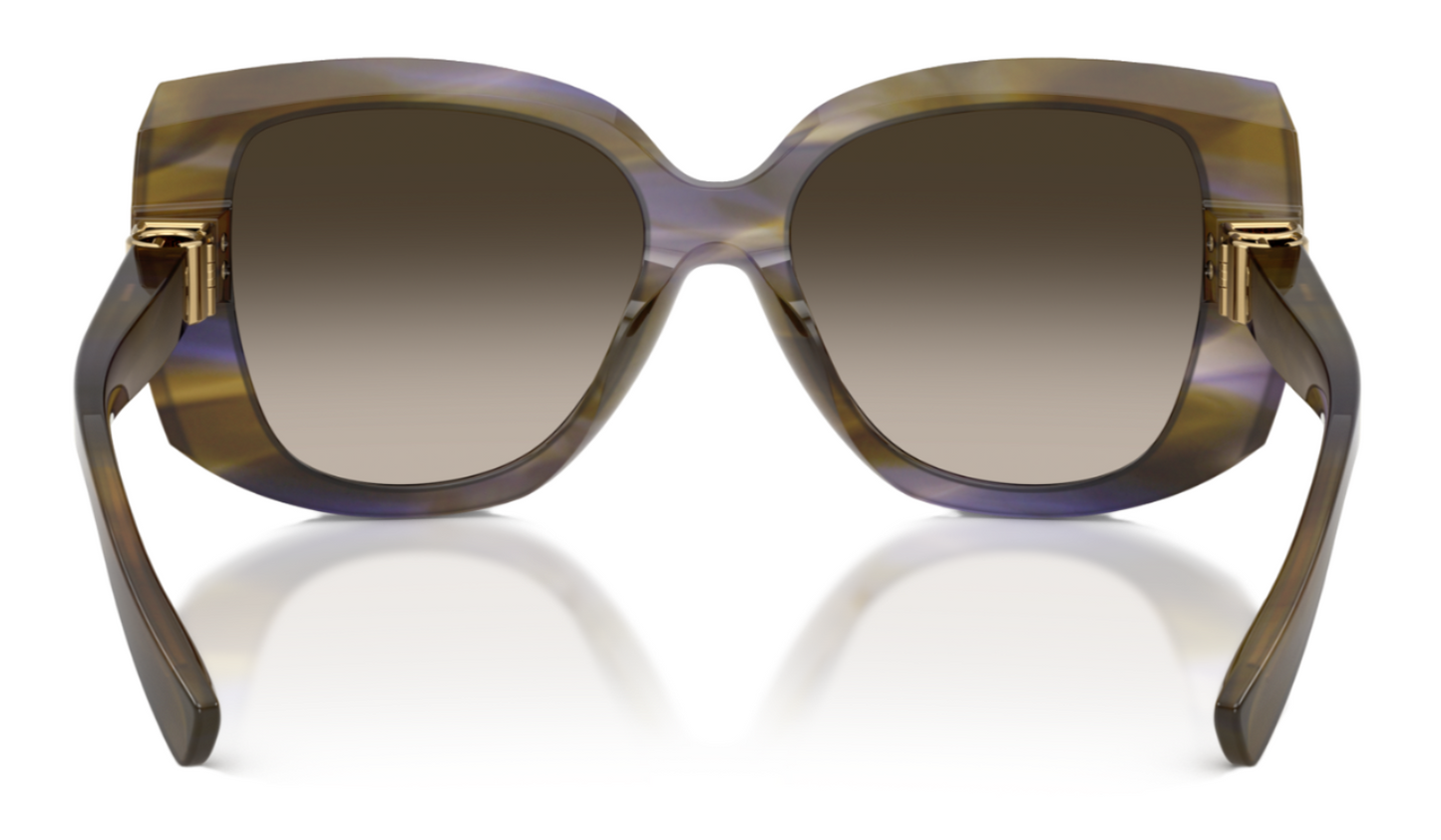 Dolce & Gabbana 4495 Striped Olive Brown Gradient (4495 344713)